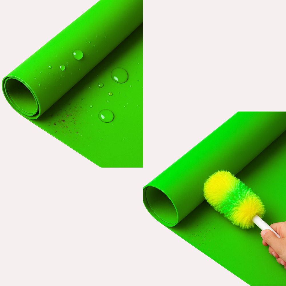 PVC Green Screen Backdrop – Wrinkle-Free Chroma Key Sheet for Streaming & Video (60×120 / 100×300 cm)