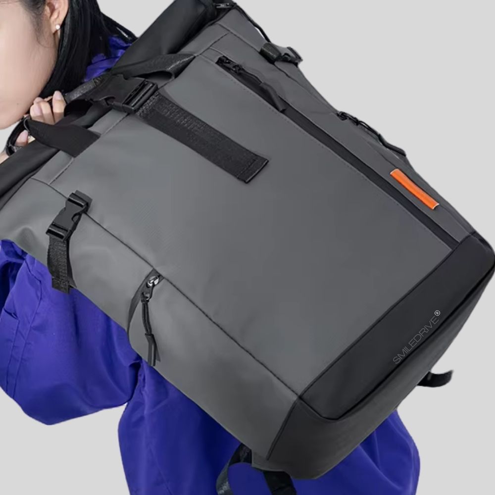 Waterproof Rolltop Laptop Backpack Unisex Bag | Expandable 20–25L | Fits 15.6" Laptop | Anti-Theft, Lightweight Bag for Men & Women | Stylish Travel, Office & College Backpack