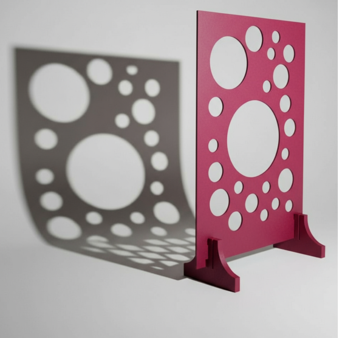 Shadow Board for Photography – Laser-Cut MDF Panel for Creative Light & Shadow Effects | Perfect Prop for Product, Food, Portrait & Studio Photograph