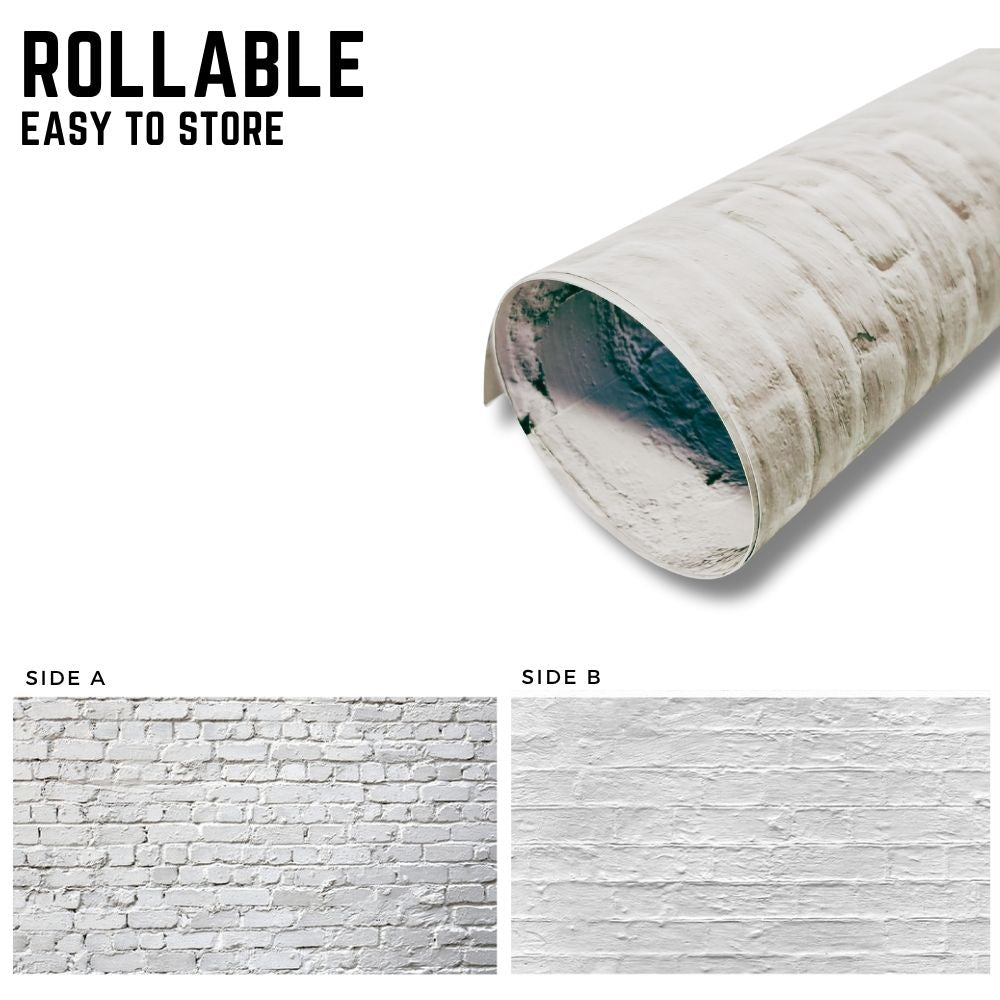 Photo Studio Backdrop Background Sheet-Double Sided Flat Lay Splashproof Premium Background Paper for Food, Small Product Photo Shoot- 56x88