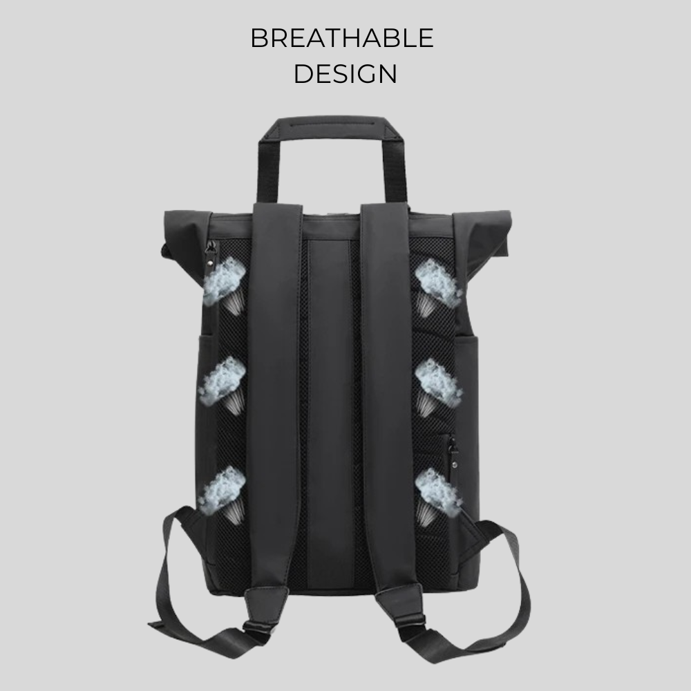 Waterproof Bag for Laptop RollTop Expandable 20-25L, Fits 15.6" Laptop, Anti-Theft, Travel/Office/College Bag for Men & Women