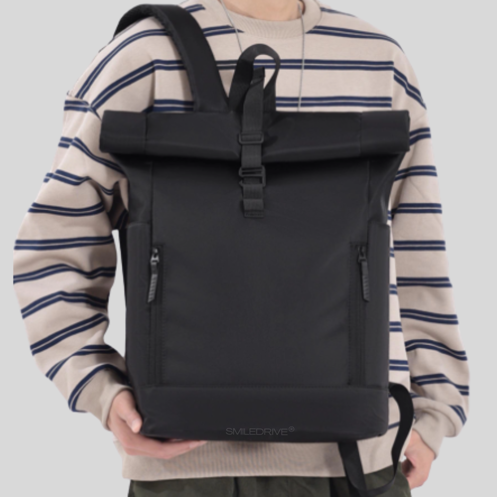 Waterproof Bag for Laptop RollTop Expandable 20-25L, Fits 15.6" Laptop, Anti-Theft, Travel/Office/College Bag for Men & Women