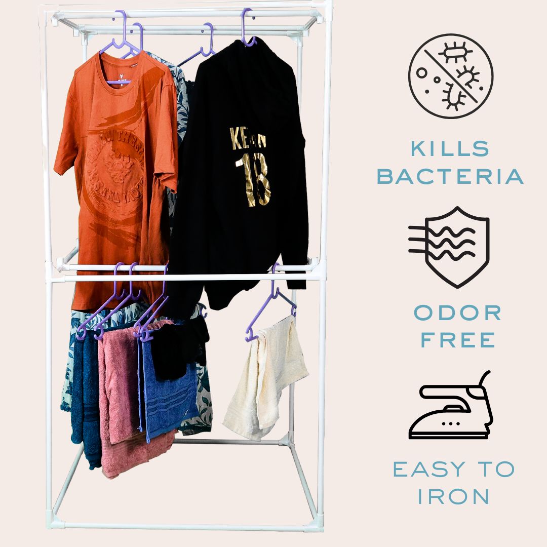 Electric Clothes Dryer Machine – Compact 3-Tier Rack | Dries Up to 16 Garments in 60 Minutes
