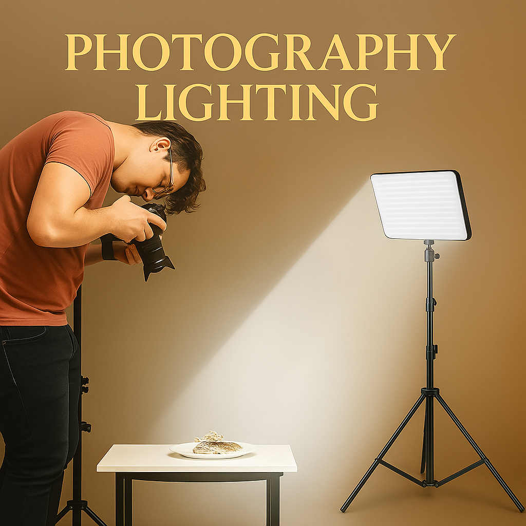 SMILEDRIVE® Photography Light - LED Video Light Panel with 240 SMD Beads & 7ft Tripod – Dimmable 3000K–6500K Lighting Kit for Photography, Videography & Content Creation