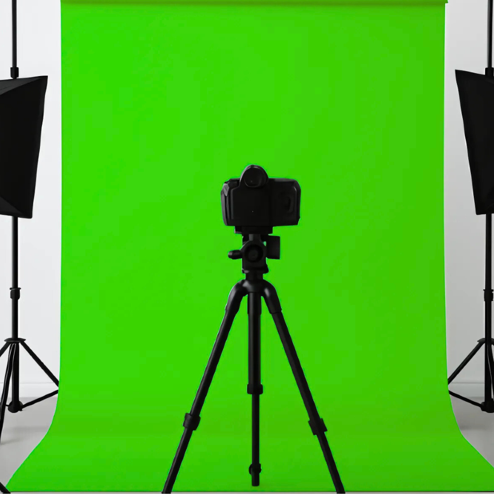 PVC Green Screen Backdrop – Wrinkle-Free Chroma Key Sheet for Streaming & Video (60×120 / 100×300 cm)