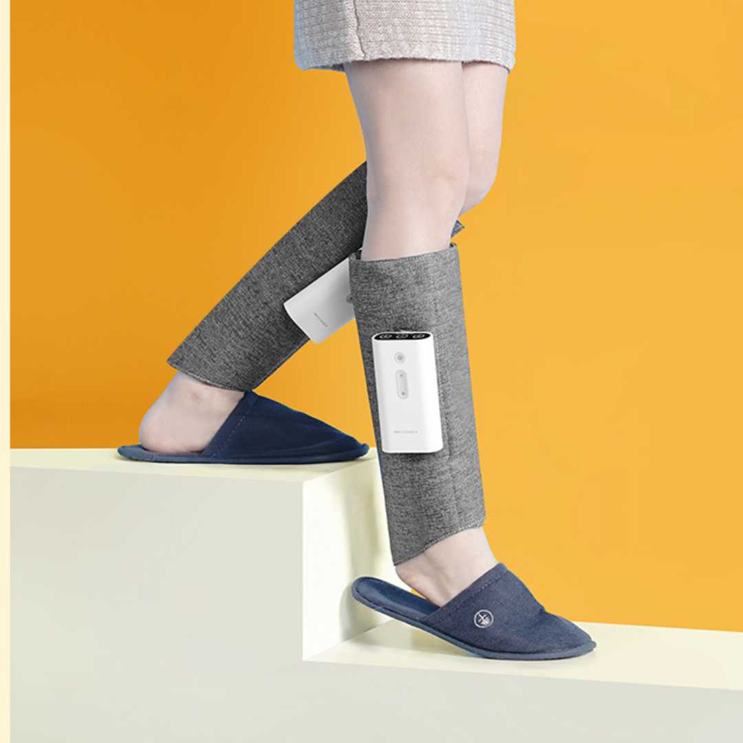 Wireless Leg Calf Massager with 3 Level Heat and Compression for Max Relief