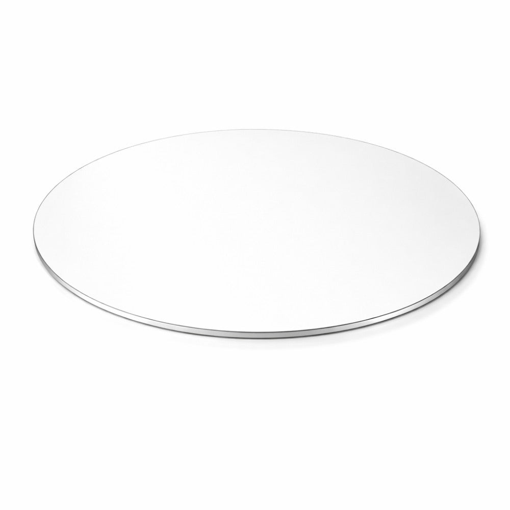 Gold & Silver Reflective Acrylic Display Table Risers for Professional Product Photography – Square 30 × 30 cm – Set of 2 (One Gold, One Silver, One-Sided)