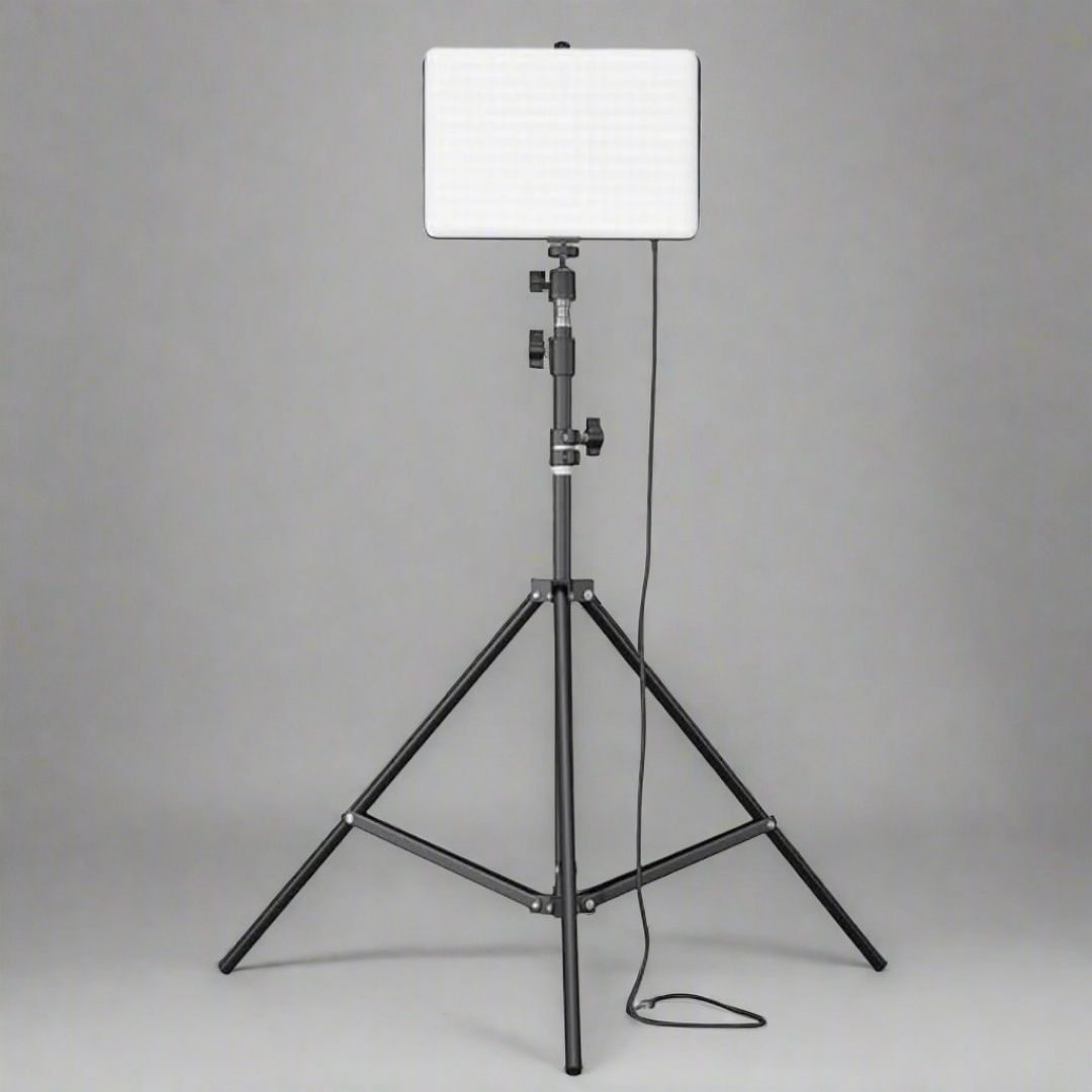SMILEDRIVE® Photography Light - LED Video Light Panel with 240 SMD Beads & 7ft Tripod – Dimmable 3000K–6500K Lighting Kit for Photography, Videography & Content Creation
