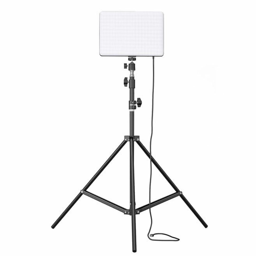 SMILEDRIVE® Photography Light - LED Video Light Panel with 240 SMD Beads & 7ft Tripod – Dimmable 3000K–6500K Lighting Kit for Photography, Videography & Content Creation