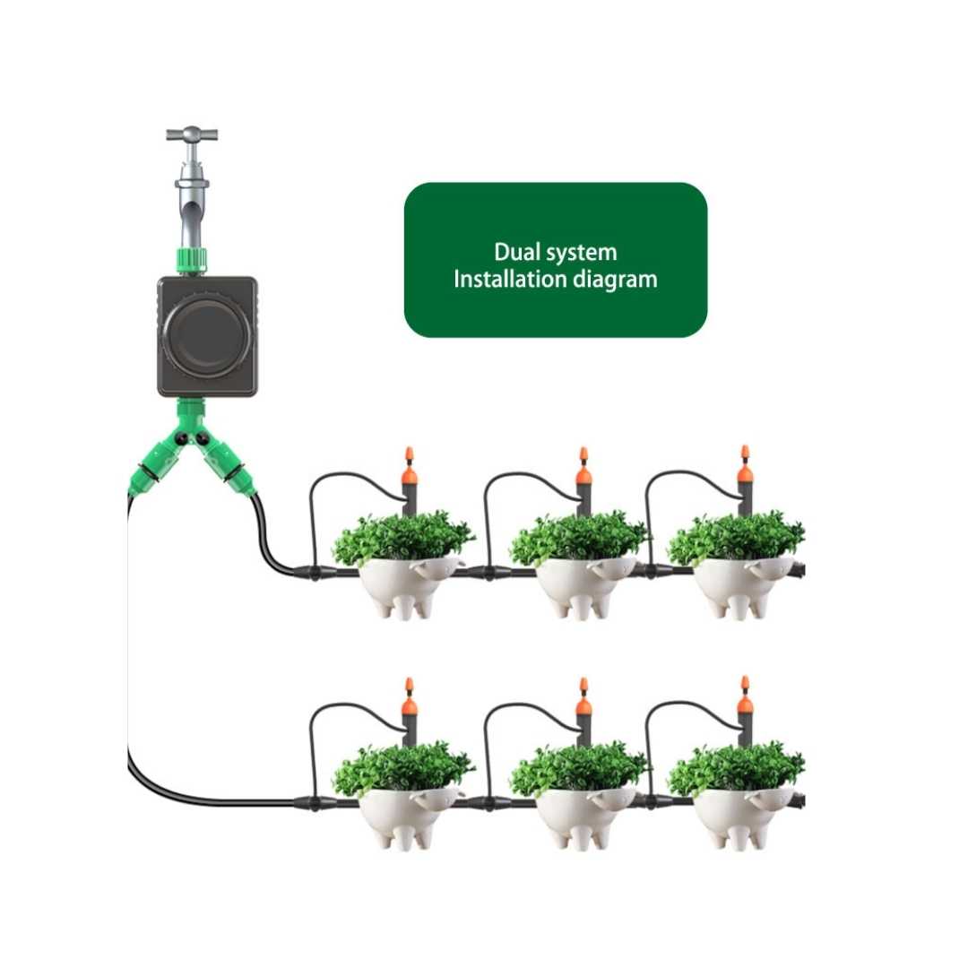 Smart Plant Watering System Wireless Sprinkler Control Device for Garden Hose Faucet Self Watering with WiFi