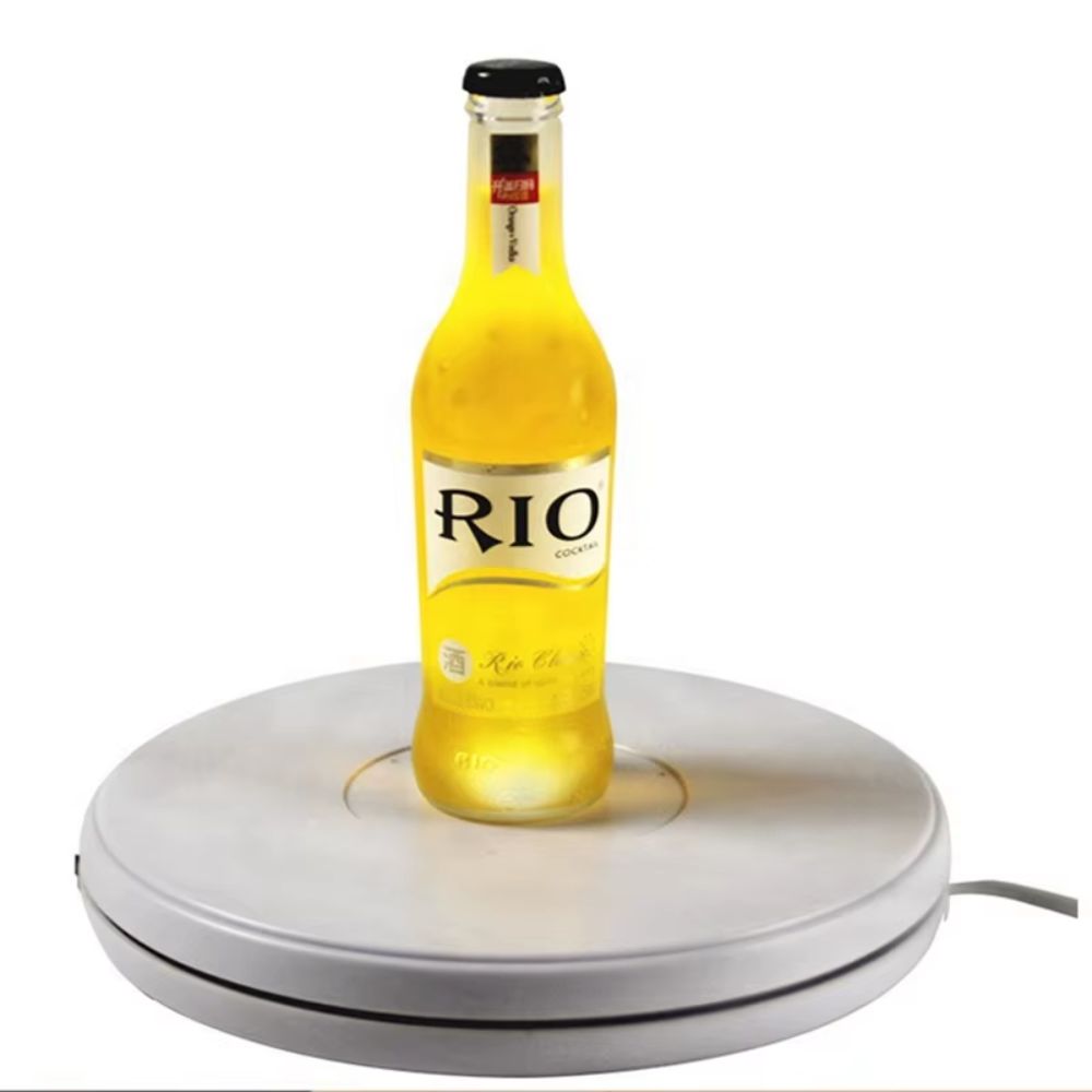 Smiledrive Electric Motorized Photography Turntable 360° Rotatable Display Device for Stores, Exhibitions, Watches, Jewellery-10kg load bearing