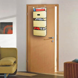 Door Mounted Storage Organizer Wall Hanging Rack Shelf Closet Bag for Bathrooms and Bedrooms Smiledrive