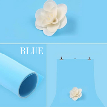 Load image into Gallery viewer, Professional Background for Photography Photoshoot Backdrop-Pink Blue Yellow PVC Plastic Photo Shoot 68X130cm Sheets