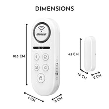 Load image into Gallery viewer, Smart Door Window Open Sensor Alarm WiFi Security System for Home Office with Phone App Alerts and 120dB loud Siren Smiledrive