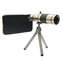 Load image into Gallery viewer, 18x Optical Zoom Mobile Lens Kit Telescope Lens with Tripod, Back case/Cover compatible with iPhone 11 Smiledrive.in