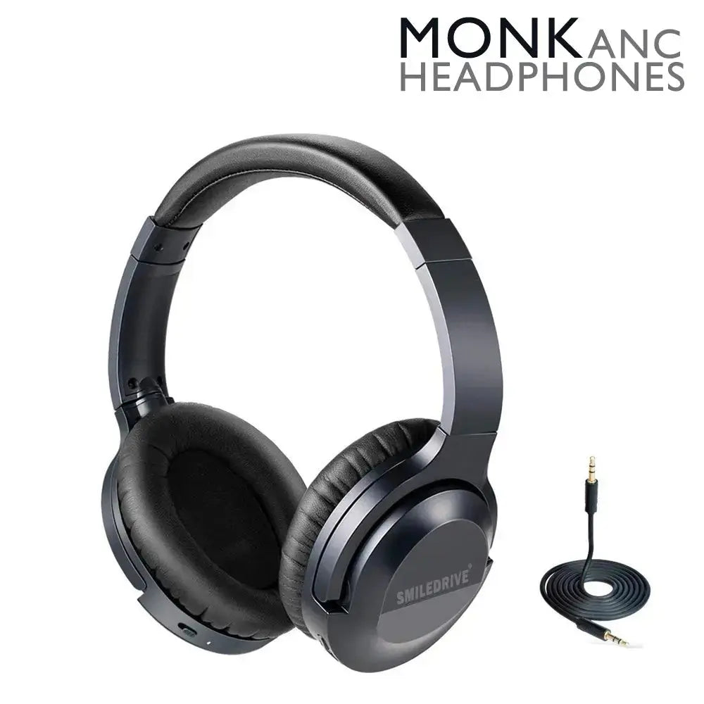 SMILEDRIVE MONK NOISE CANCELLATION WIRELESS BLUETOOTH HEADPHONE