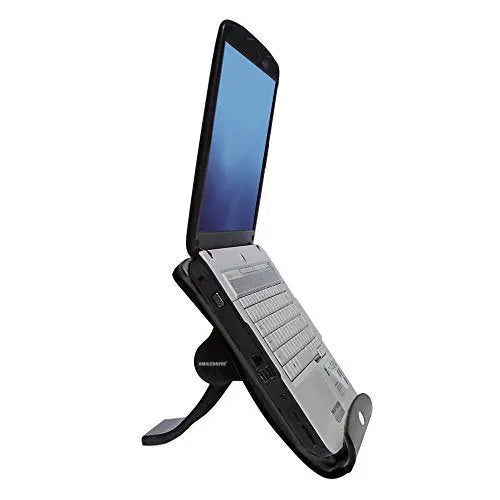 Universal Notebook/Laptop Stand with Integrated USB Hub 6 Gear Adjustable Angle Smiledrive