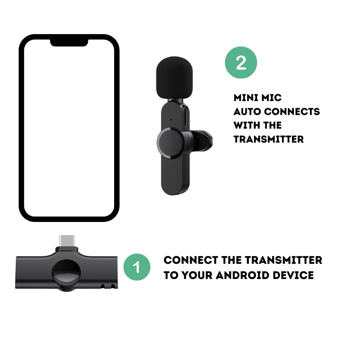 Mini Microphone Compatible With Mobile Phone