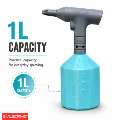 1L Garden Sprayer with Adjustable Mist & Stream | 2000 mAh Rechargeable Battery | USB Charging | Handheld Automatic Sprayer for Plants, Gardening & Household Use