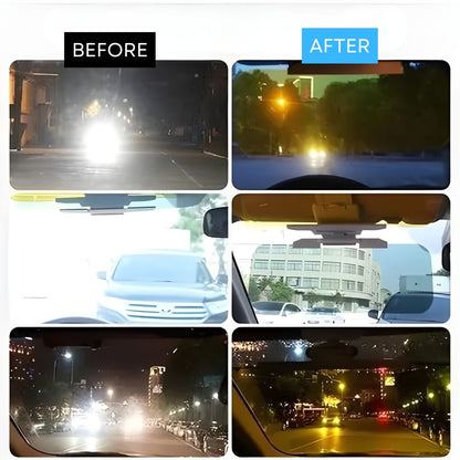 Anti Glare Sun Visor For Car | Day Night Car Visor | UV Protection & Blue Light Filter Blocks 97.4% UV Rays