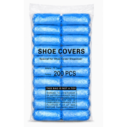 Shoe Cover Dispenser Refills – 100 Pcs / 200 Pcs | T-Clip Compatible Covers for Automatic Dispensers (ONLY REFILLS)