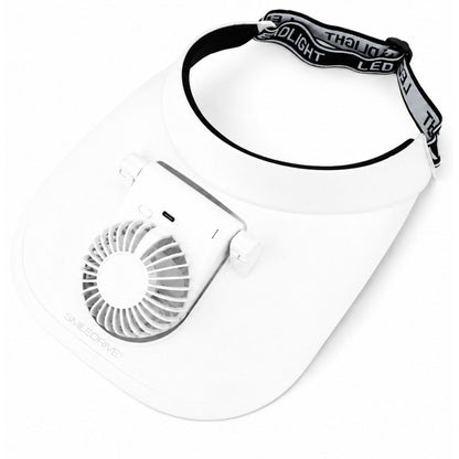Cooling Fan Cap with Rechargeable Fan, 2-Speed Adjustable Fan, Hands-Free Cooling Hat, Lightweight Cap for Daily Use- Walking, Gardening, Hiking, Camping & Indoor/ Outdoor Work | Available in Blue, Pink & White