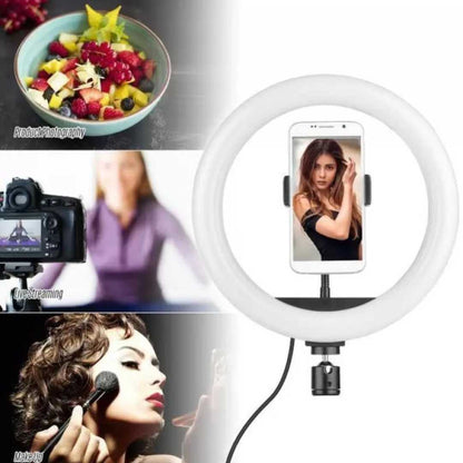 Ring Light with Stand-LED Photography light for Bloggers Youtubers Instagrammers (available in 12/10/8 inches)