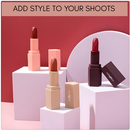 Product Photography Props 6-piece Set | Jewelry photo shoot props | Hard Foam Riser & Blocks | Lightweight, Waterproof, Re-usable