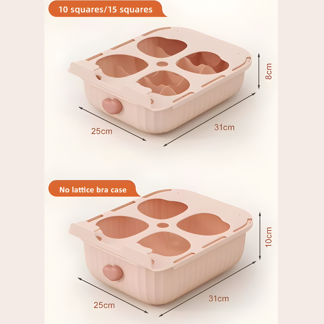 Clothes Organizer Boxes for Wardrobe | Storage Boxes for Bras, Socks, Innerwear & Baby Wear | Sliding Drawers for Cupboard