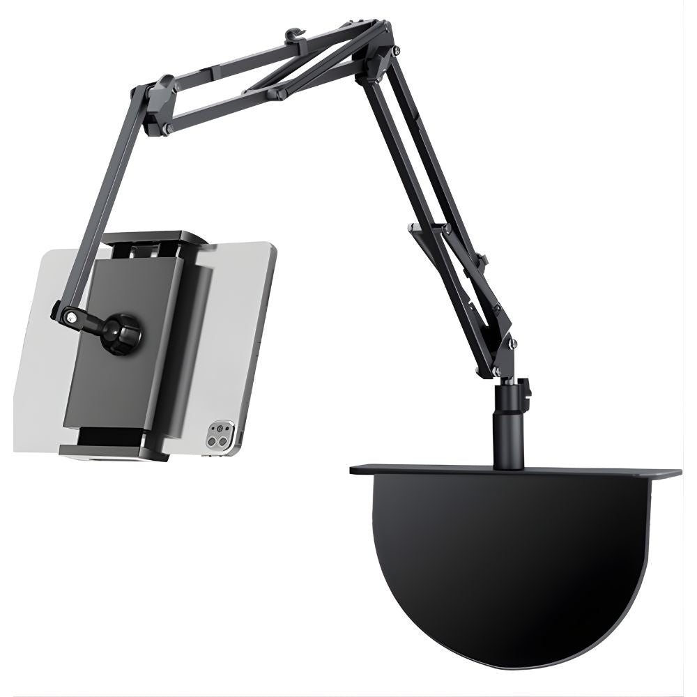 Adjustable Mobile & Tablet Holder for Bed & Desk | 360° Long Arm Gooseneck Clamp Stand | Hands-Free Phone Stand for Video Watching, Online Classes & Recording