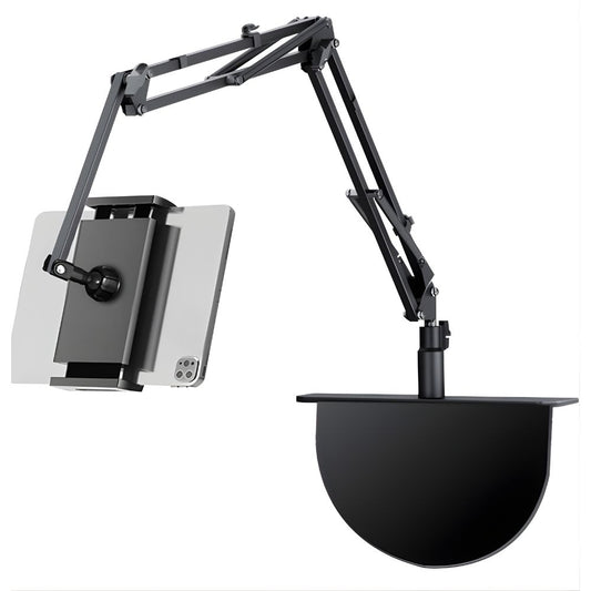 Adjustable Mobile & Tablet Holder for Bed & Desk | 360° Long Arm Gooseneck Clamp Stand | Hands-Free Phone Stand for Video Watching, Online Classes & Recording