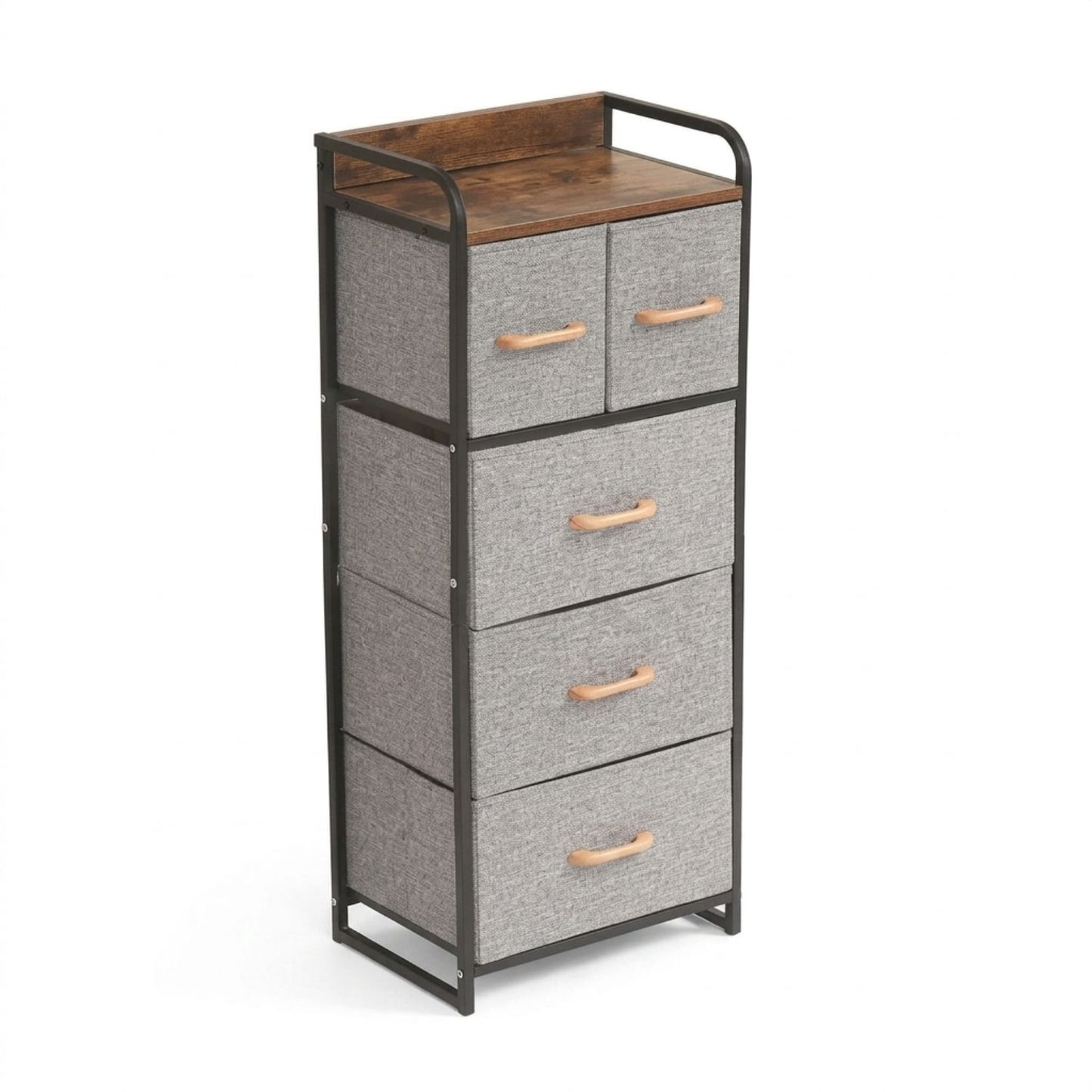 Small Chest of Drawers | Fabric Pull-Out Mini Drawers | Dresser Tower for Bedroom & Living Room
