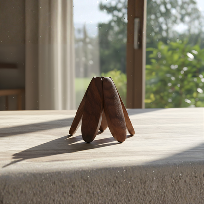 Wooden Trivets for Hot Dishes Coaster for Hot Utensils – Heat-Resistant Trivets for Kitchen & Dining Table (Set of 4)