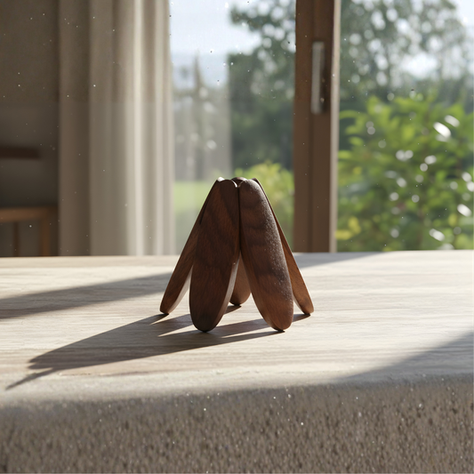 Wooden Trivets for Hot Dishes Coaster for Hot Utensils – Heat-Resistant Trivets for Kitchen & Dining Table (Set of 4)