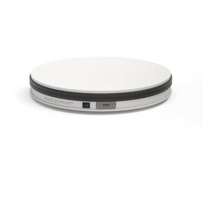 Smiledrive Electric Motorized Photography Turntable 360° Rotatable Display Device for Stores, Exhibitions, Watches, Jewellery-10kg load bearing