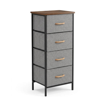 Small Chest of Drawers | Fabric Pull-Out Mini Drawers | Dresser Tower for Bedroom & Living Room
