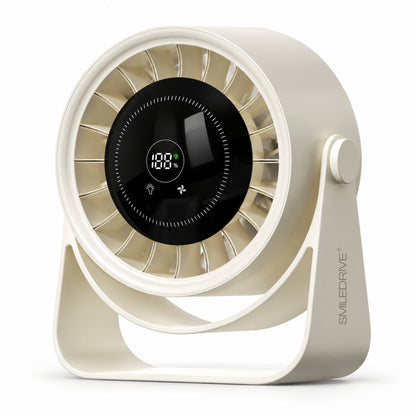 High Speed BLDC Desktop Fan | Rechargeable Fan with 4000 mAh battery | Speed control with Digital Display |  Remote Control |  Desktop & Wall Mounted Design | Ambient Light | Type C