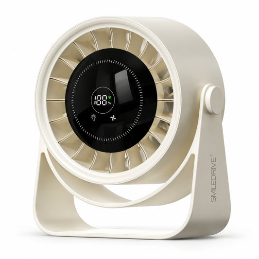 High Speed BLDC Desktop Fan | Rechargeable Fan with 4000 mAh battery | Speed control with Digital Display |  Remote Control |  Desktop & Wall Mounted Design | Ambient Light | Type C