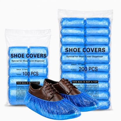 Shoe Cover Dispenser Refills – 100 Pcs / 200 Pcs | T-Clip Compatible Covers for Automatic Dispensers (ONLY REFILLS)