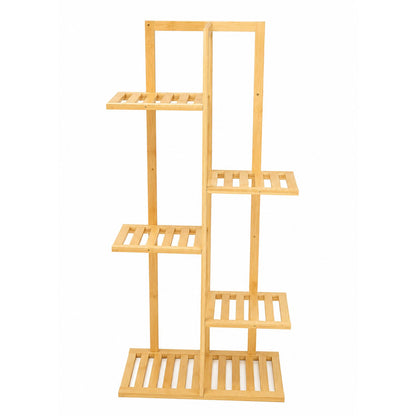 Bamboo Plant Stand for Indoor & Outdoor Plants | 4-Tier Flower Pot Rack for Balcony, Living Room, Patio & Garden