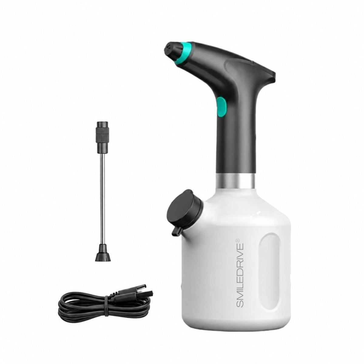 1L Electric Sprayer Bottle, Automatic Watering of Indoor/Outdoor Plants, Mist & Stream Spray with Extended Nozzle, Water level check,  Rechargeable 1200 mAh Battery, Bright Battery Power Indicator, Spray Bottle for Plants, Garden & Household Cleaning