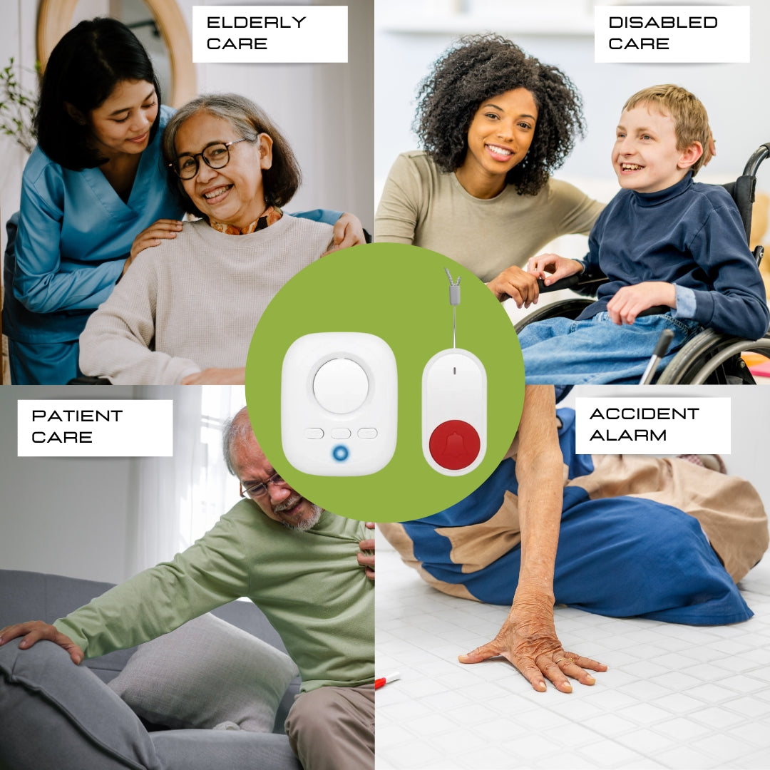 Smiledrive Wireless Call Bell for Patients SOS Device for elderly Emer ...