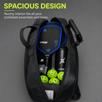 STRYKX Pickleball Kit Bag – Spacious Sports Bag | Easy-Access Pocket & Cushioned Shoulder Strap | Sports Bag for Pickleball, Gym & Travel