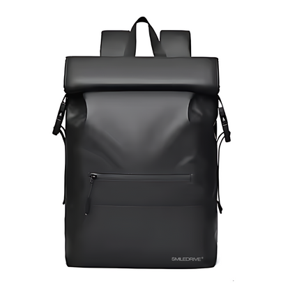 Waterproof Roll Top Backpack Laptop Bag– Stylish Travel Hiking Office Bag