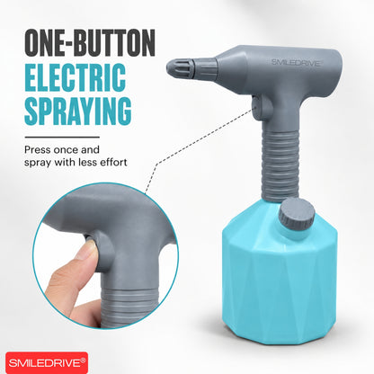 1L Garden Sprayer with Adjustable Mist & Stream | 2000 mAh Rechargeable Battery | USB Charging | Handheld Automatic Sprayer for Plants, Gardening & Household Use