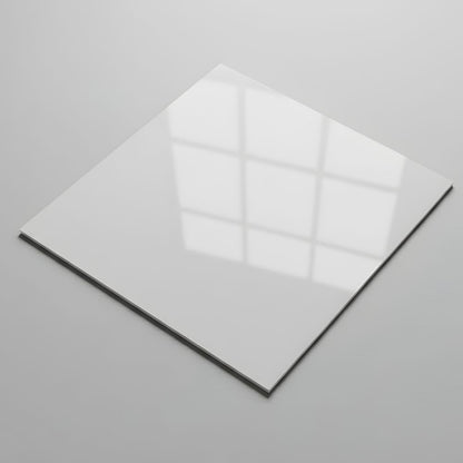 Acrylic White & Black Reflective Display Table Riser for Professional Product Photography,30x30CM Background Boards for Product Table Top Photography Shooting