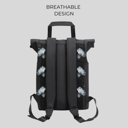 Waterproof Bag for Laptop RollTop Expandable 20-25L, Fits 15.6" Laptop, Anti-Theft, Travel/Office/College Bag for Men & Women