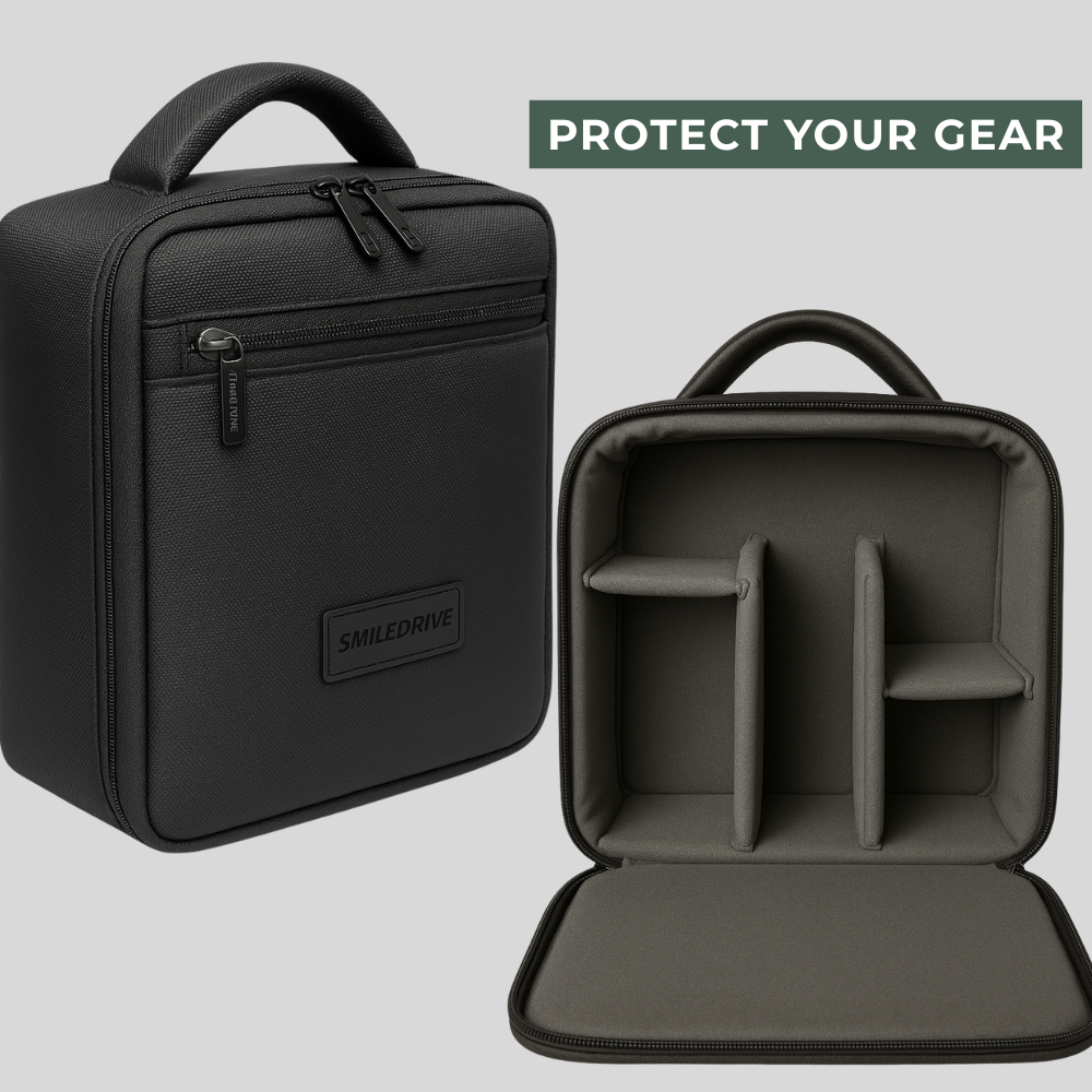 Mini DSLR Camera Bag | Compact, Water-Resistant & Lightweight | Fits DSLR/Mirrorless + 2 Lenses