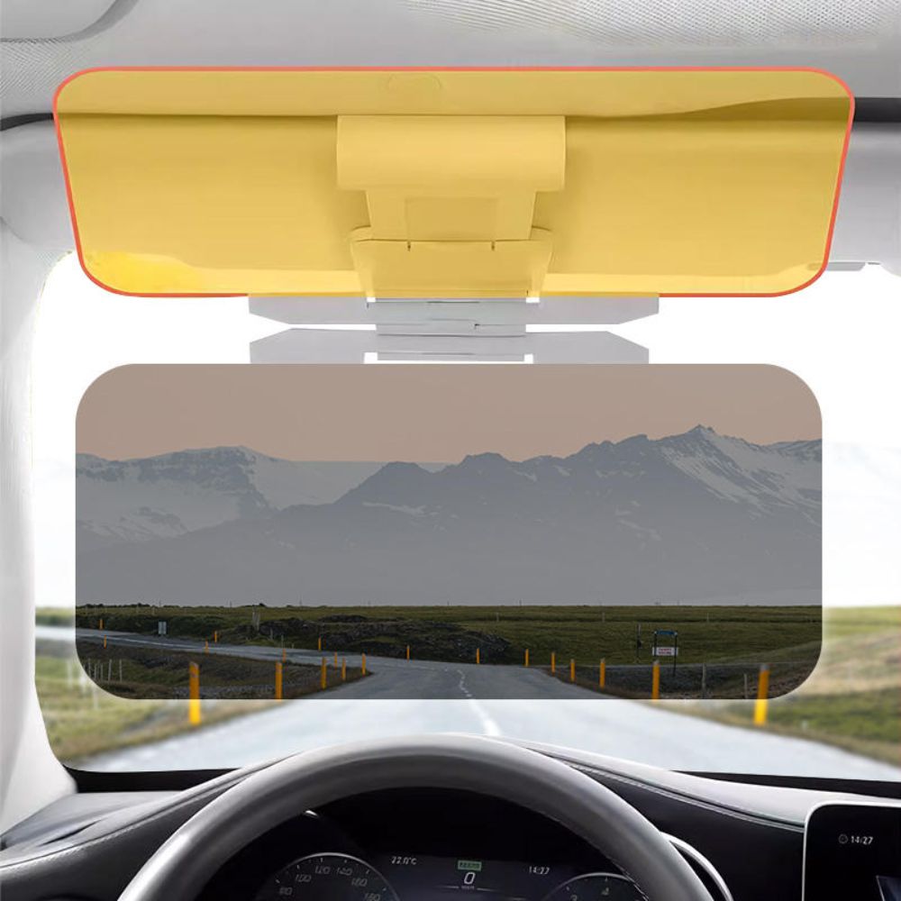 Anti Glare Sun Visor For Car | Day Night Car Visor | UV Protection & Blue Light Filter Blocks 97.4% UV Rays