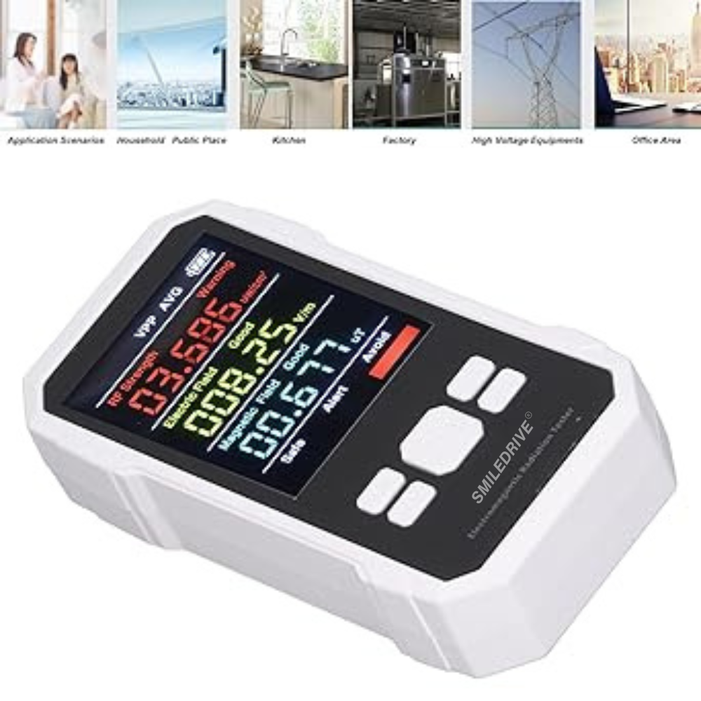 Portable Electromagnetic Radiation EMF Tester Electric Magnetic Field Dosimeter Detector